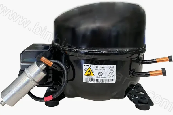 PZ110H1D Buzdolabı Motoru Kompresör 1/4+ Hp R600a 198W 170 Kcal