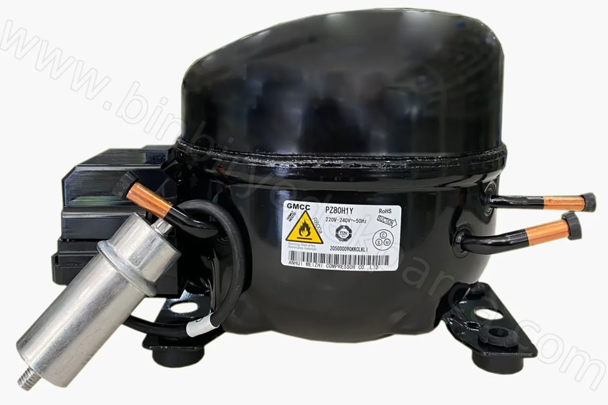PZ80H1Y Çekmeceli Derin Dondurucu Buzdolabı Kompresörü 1/6 Hp R600a 147W 127 Kcal Motor
