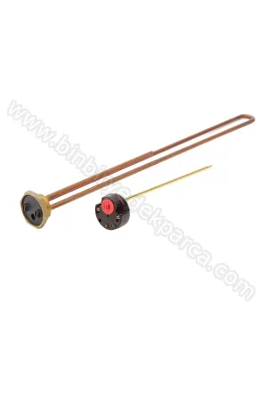 1-1/4 İtalyan Tip Güneş Enerjisi Rezistansı 3000W 220V Bakır Ø 8,5 mm – 90 cm