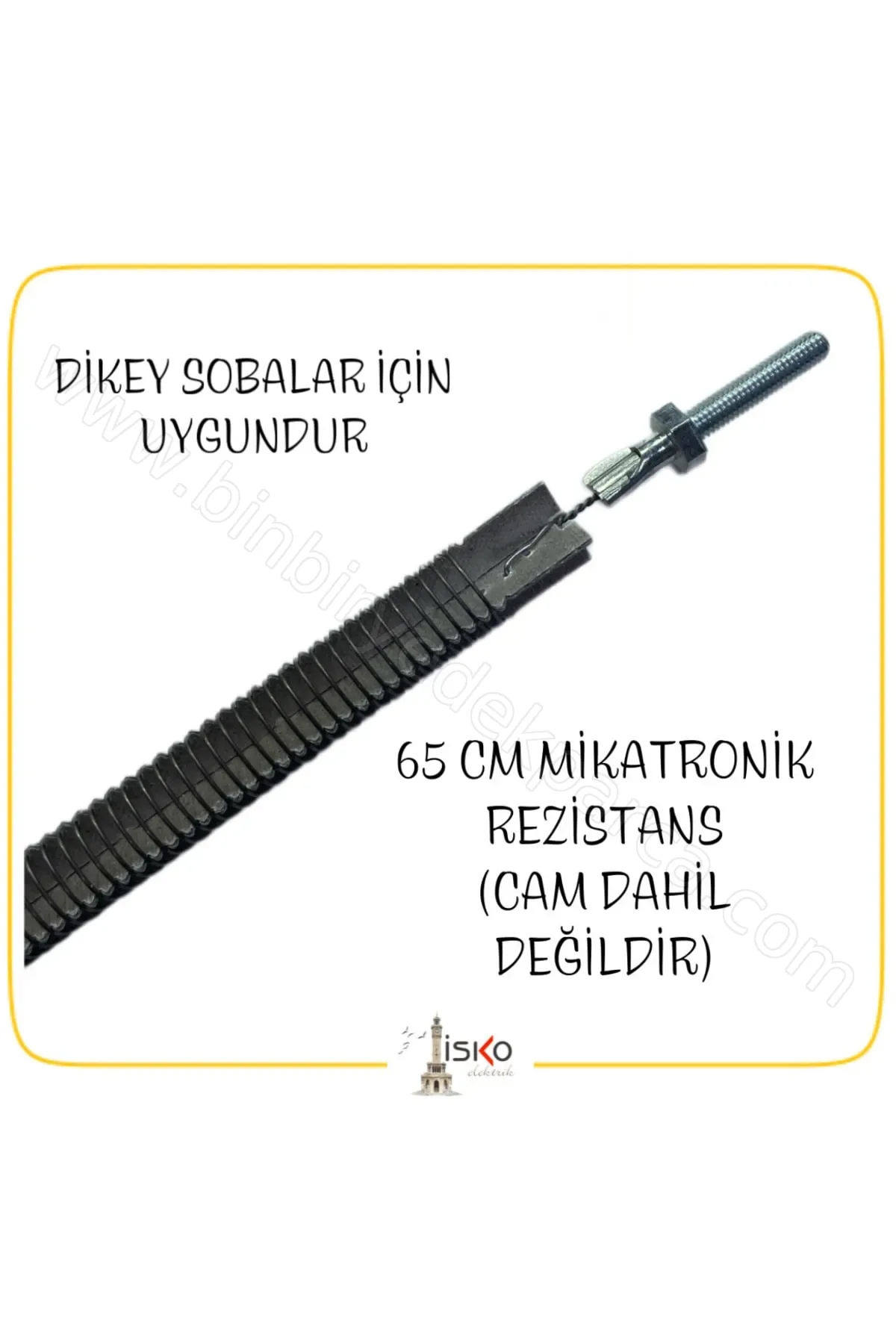 Isko Mikrostar Alevli Dik Ufo 2000wt Soba Teli Msr101-a