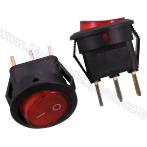 Kahve Makinesi Şalter Işıklı Mini Yuvarlak Tuşlu
