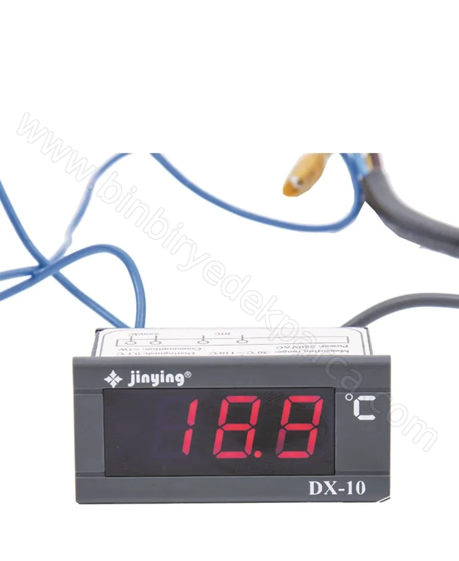 Kasap Ve Market Buzdolabı Dijital Termostat Jinying DX-10 220V Hassas Sıcaklık Kontrol Cihazı