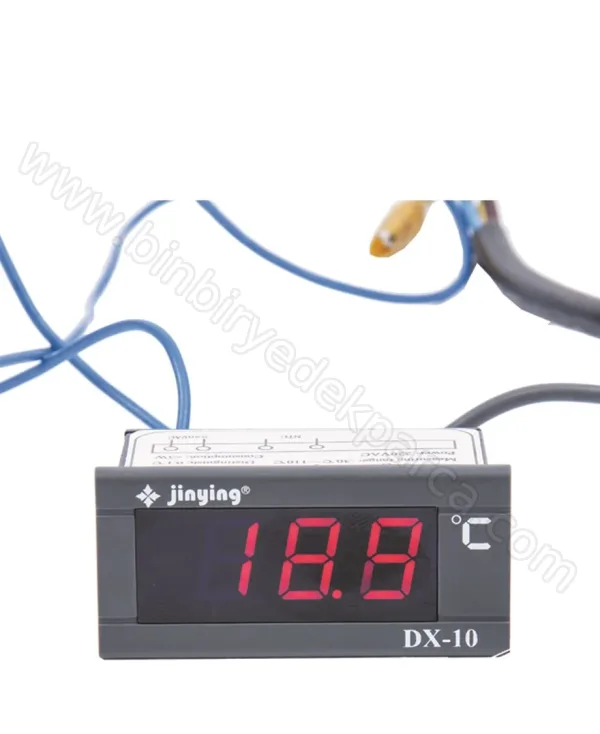 Kasap Ve Market Buzdolabı Dijital Termostat Jinying DX-10 220V Hassas Sıcaklık Kontrol Cihazı
