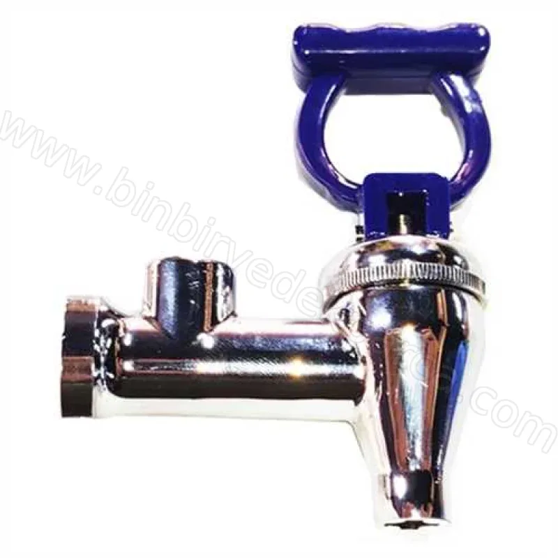 Kayalar Göstergeli Semaver Musluğu 1/2 İnç 1,5 cm Giriş Mavi Saplı