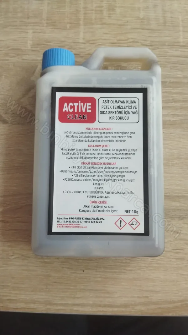 Klima Bakım Ve Temizleme Ilacı 1 Litre Active Cleaner