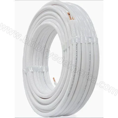 Klima Bakır Boru 1 Metre 1/4" X 0.8 + 3/8" X 0.8 Mm Vrv 9000 Ve 12000 Btü