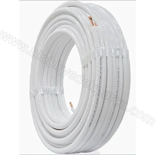Klima Bakır Boru 5 Metre 1/4" X 0.8 + 1/2" X 0.8 Mm Vrv 18000 Btü Klima