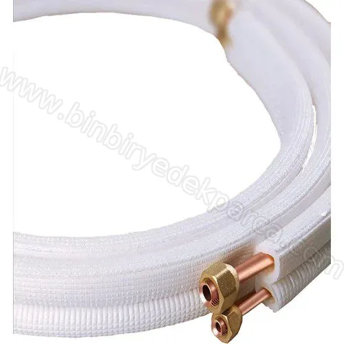 Klima Bakır Boru 7 Metre 1/4" X 0.8 + 3/8" X 0.8 Mm Vrv 9000 Ve 12000 Btü