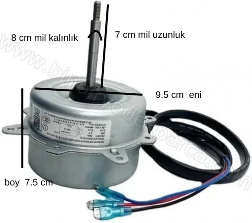 Klima Fan Motoru Dış Ünite 18000 Btu 45W 220V 50HZ