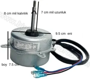 Klima Fan Motoru Dış Ünite 18000 Btu 45W 220V 50HZ