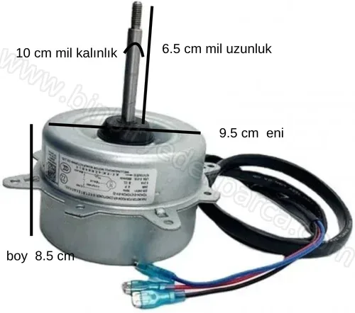 Klima Fan Motoru Dış Ünite 24000 Btu 75W 220V 50HZ