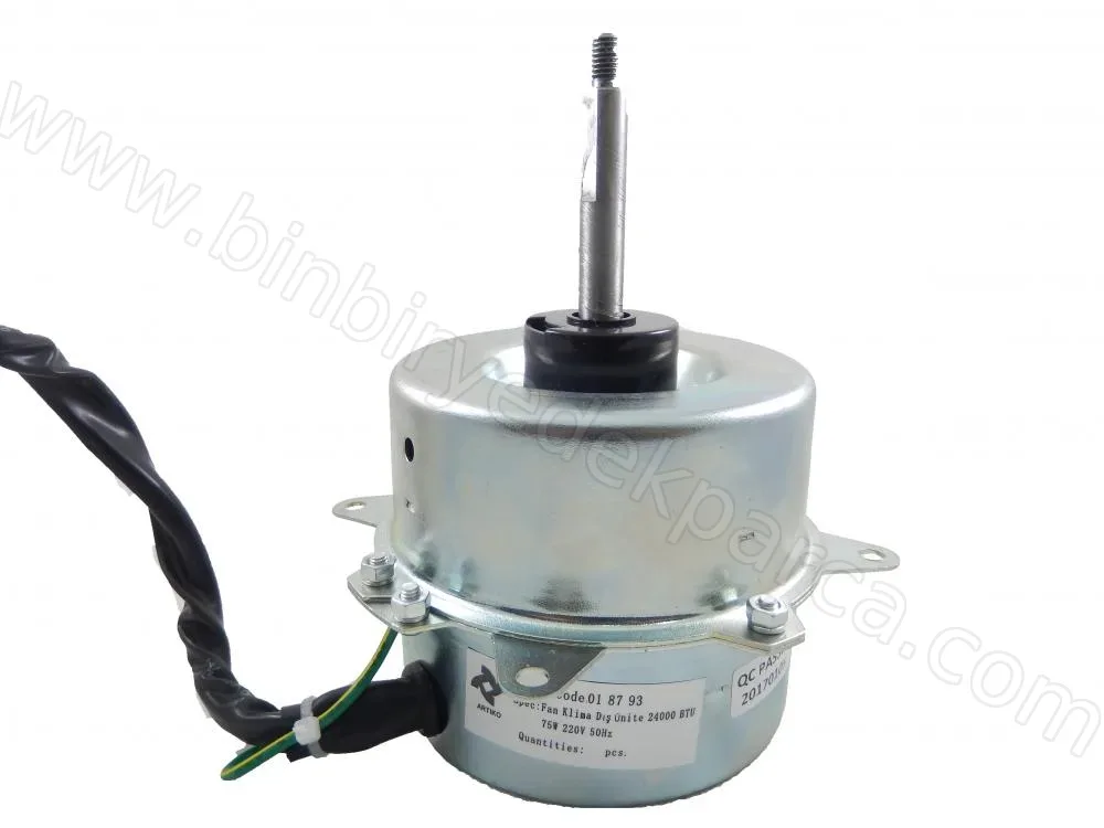 Klima Fan Motoru Dış Ünite 24000 Btu 75W 220V 50HZ