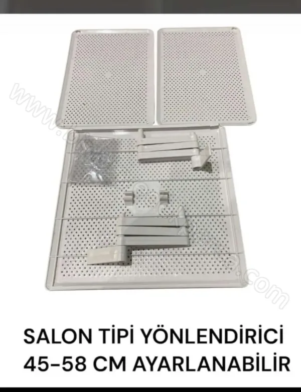 Klima Rüzgar Yönlendirici 45-58 Cm Ayarlanabilir | 30.000 Btu Ve 50.000 Btu Klima Uyumlu Hava Deflektörü