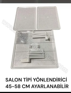 Klima Rüzgar Yönlendirici 45-58 Cm Ayarlanabilir | 30.000 Btu Ve 50.000 Btu Klima Uyumlu Hava Deflektörü