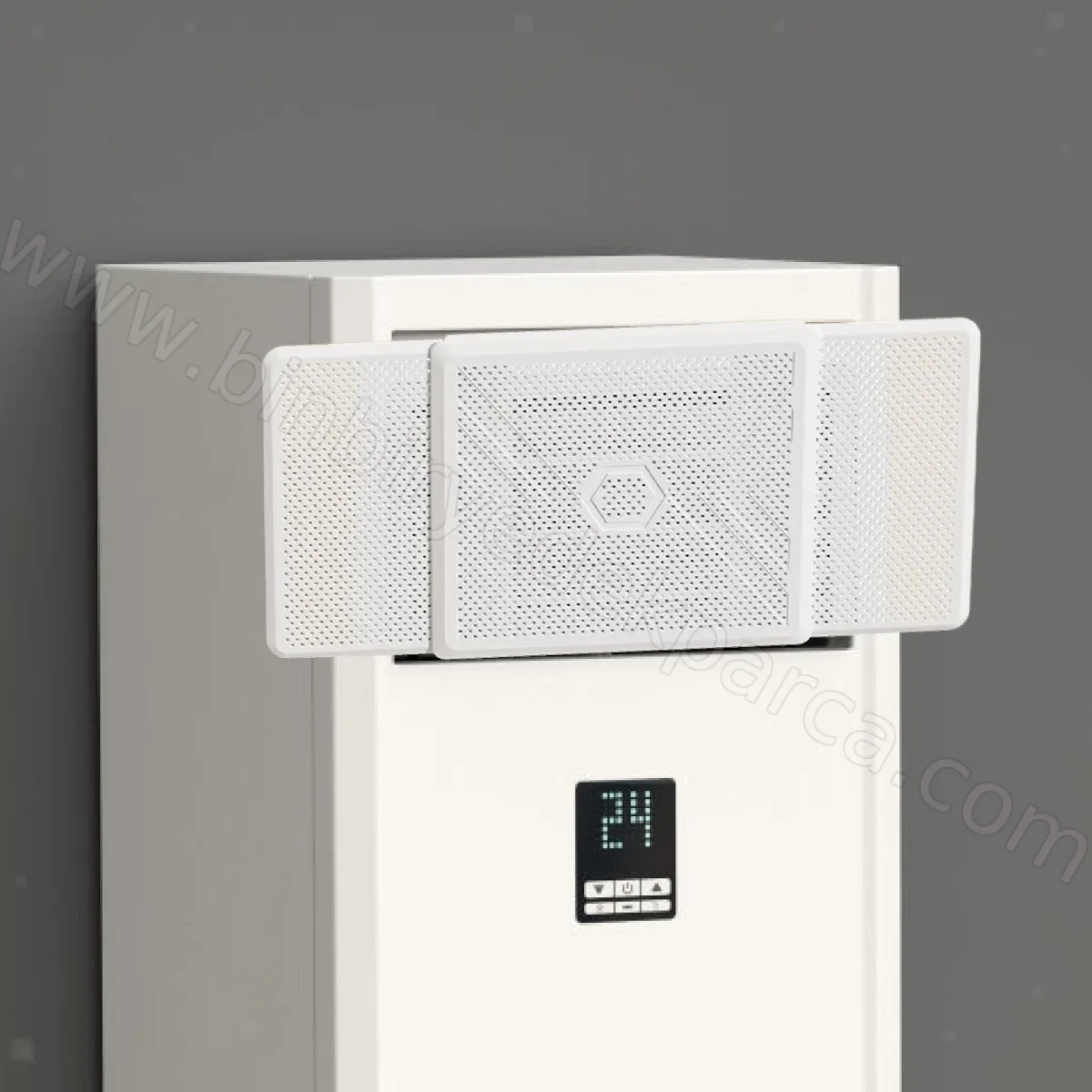 Klima Rüzgar Yönlendirici 45-58 Cm Ayarlanabilir | 30.000 Btu Ve 50.000 Btu Klima Uyumlu Hava Deflektörü