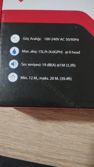 Klima Ve Genel Amaçlı Mini Su Tahliye Pompası
