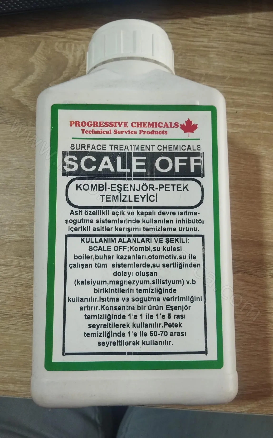 Kombi-Eşenjör-Petek Temizleyici İlaç 1.5 Kg