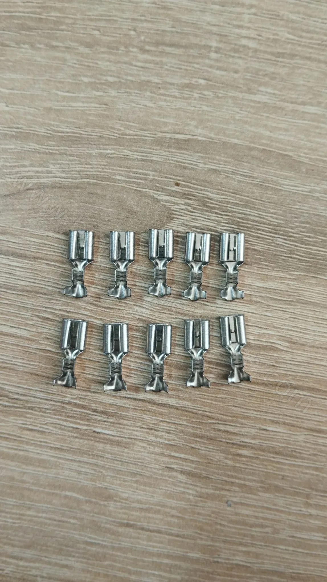 Krom 100 Adet SF1/2D (Mini) İzolesiz Dişi Fiş Terminal Kablo Soket Ucu