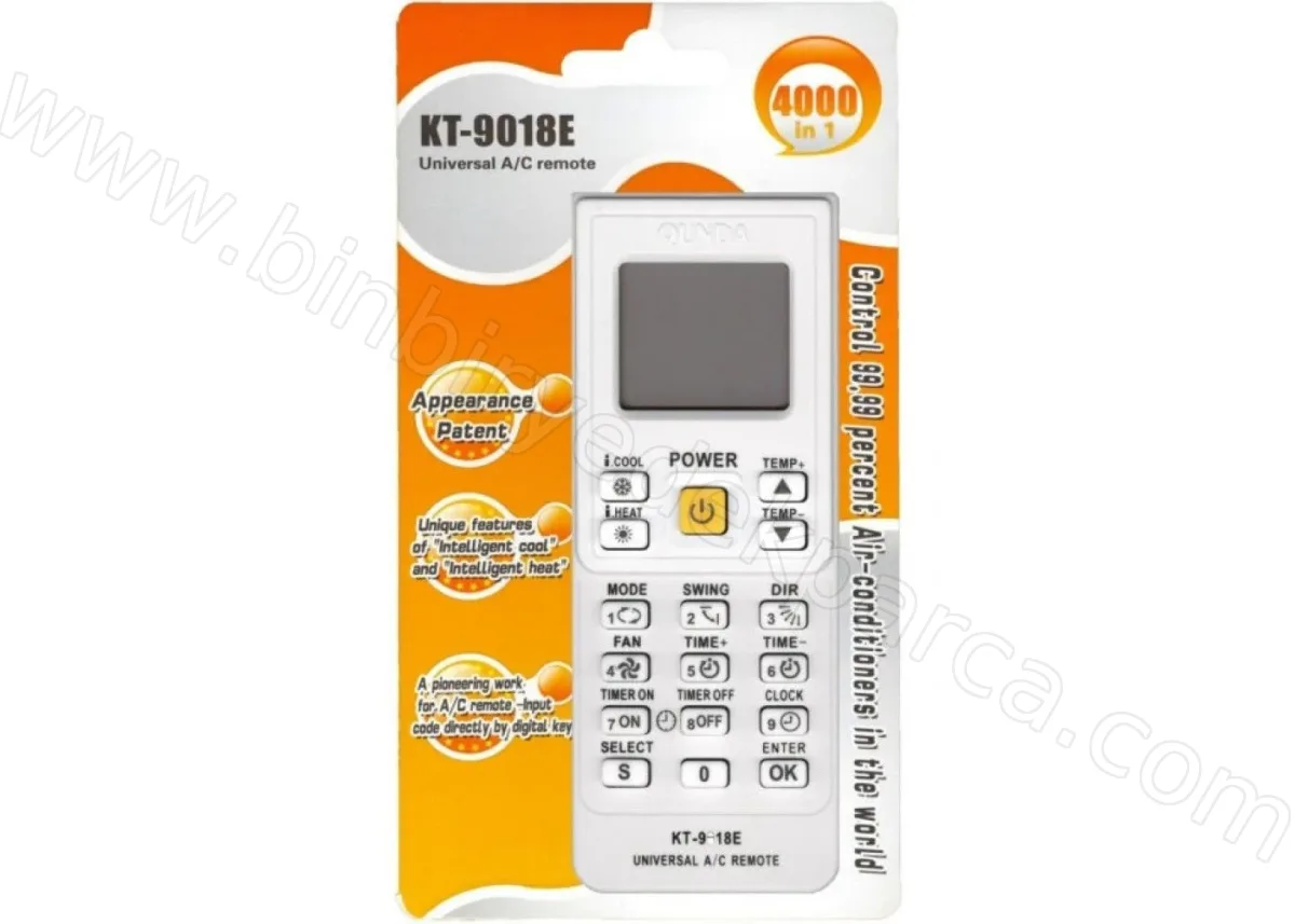 KT-9018E Akıllı Klima Kumandası 4000+ Model 