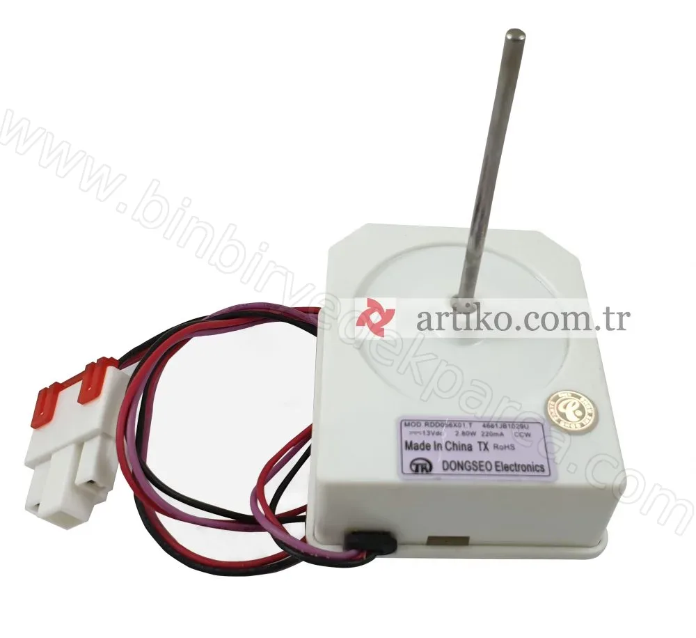 Buzdolabı Fan Motor ZW48/05 Kare 13V 2.80W Dc