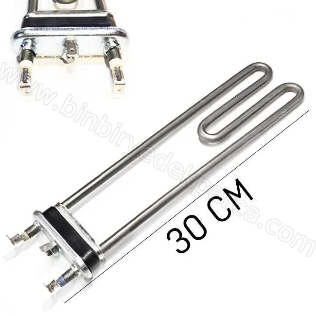 Çamaşır Makinesi Rezistansı 220V 3000W 30 Cm Cr-Ni Isıtıcı Rezistans