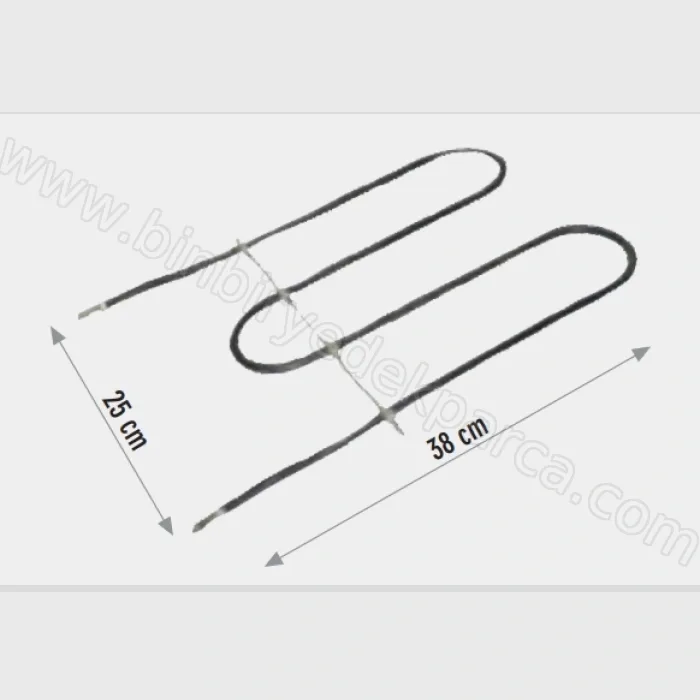 M Tipi Fırın Rezistansı 1000 Watt 38 Cm | 220V Fırın Isıtıcı Rezistans
