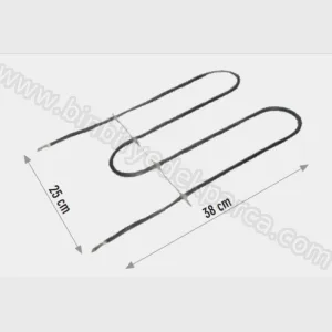 M Tipi Fırın Rezistansı 1000 Watt 38 Cm | 220V Fırın Isıtıcı Rezistans