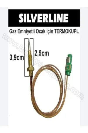 Ocak Termokulp Gaz Kesisici Bujisi Yeşil Uçlu 50 Cm Uzunluk