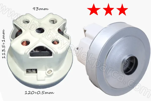 Elektrikli Süpürge Motoru BT92 220V 1400W Yedek Vakum Motoru