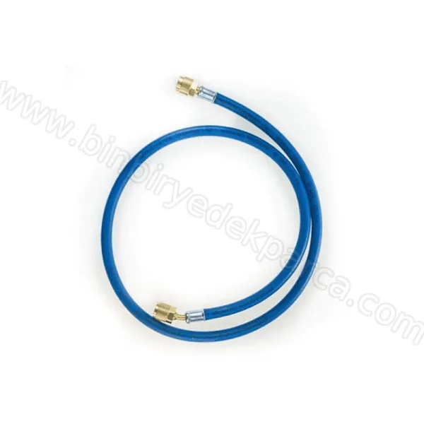 R22 R134a Klima Ve Buzdolabı Gaz Şarj Hortumu 90 Cm 3000-600 Psı Tekli Hortum