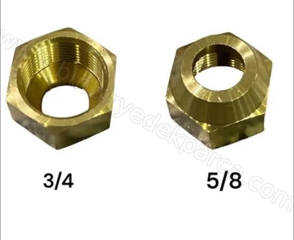 Rekor 3/4" - Delik 5/8" Delikli Rekor Redüksiyon Klima Bakır Boru Bağlantı Adaptörü