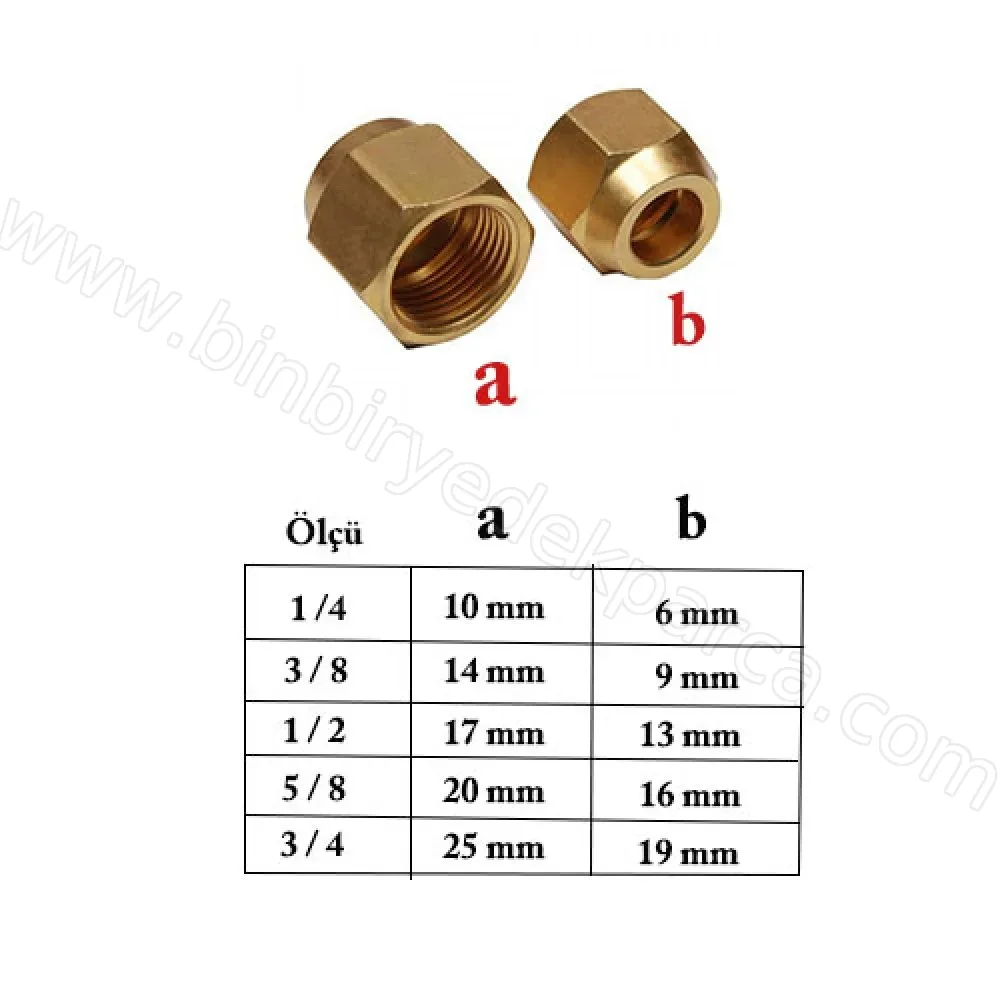 Rekor 3/4" - Delik 5/8" Delikli Rekor Redüksiyon Klima Bakır Boru Bağlantı Adaptörü