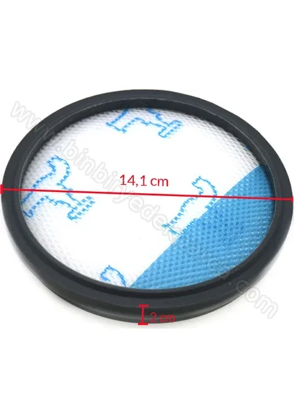 Ro 3723 Compact Power Cyclonic Uyumlu Yuvarlak Hepa Filtre 14.1 Cm
