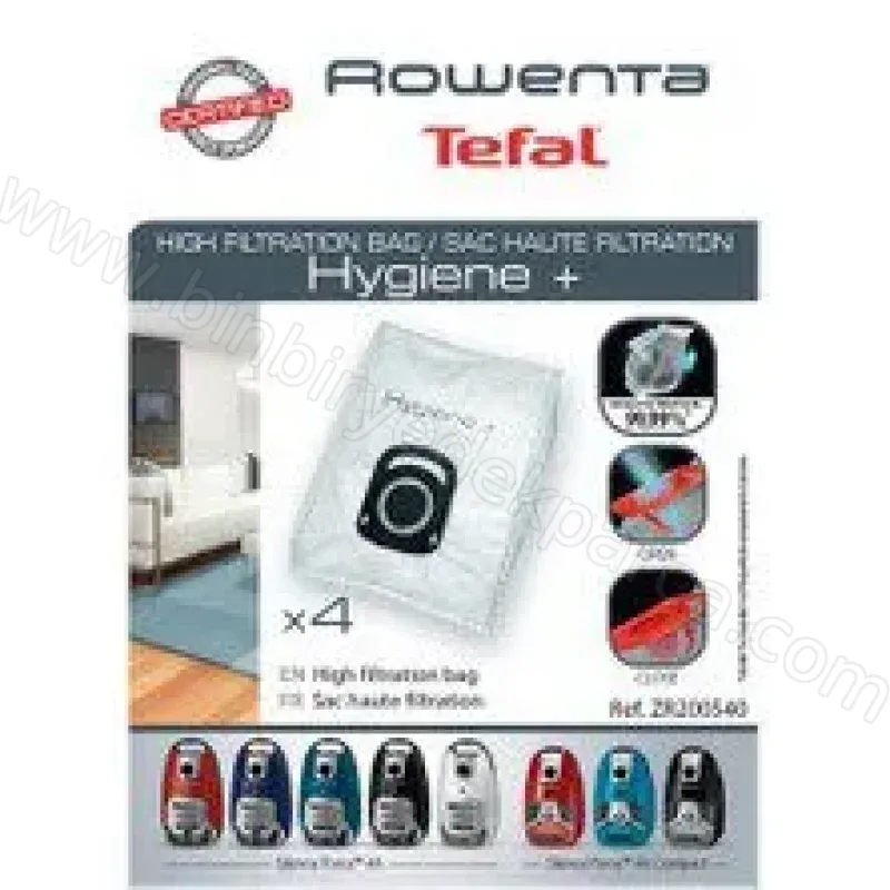 Rowenta-Tefal Hygenie+ Bez Elektrikli Süpürge Torbası 5 Adet