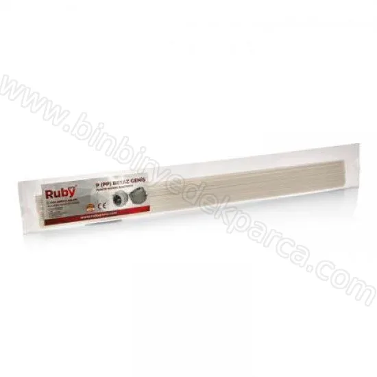 Ruby Parts Pp Geniş Beyaz Plastik Kaynak Çubuk Elektrotu