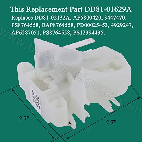 Bulaşık Makine Kapak Kilidi Emniyet Anahtarı DD81-02132A