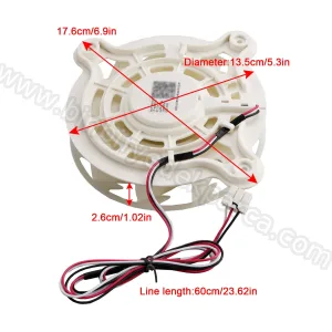 Buzdolabı Fan Motoru ARES212RA-DC12V 2.5W 1870RPM 021A  DA31-00287B, DA31-00334C