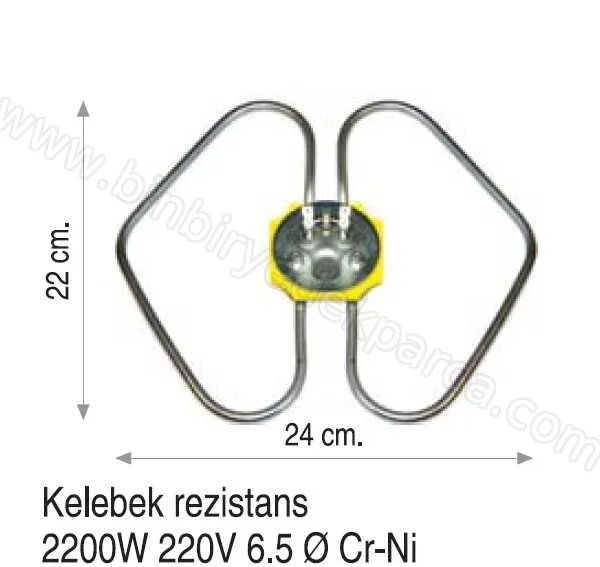 Semaver Çaycı Isıtıcı Rezistansı Büyük Kelebek 2250watt