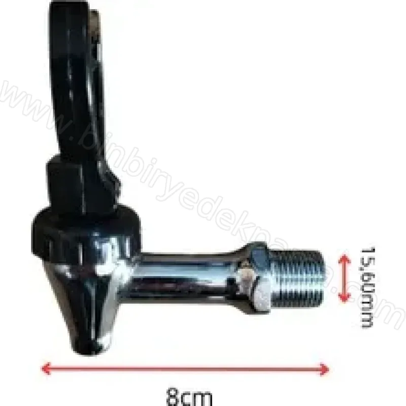 Semaver Musluk 3/8 Teflonlu Dıştan Dişli 7 Cm - Semaver Ve Çay Makinesi Musluğu