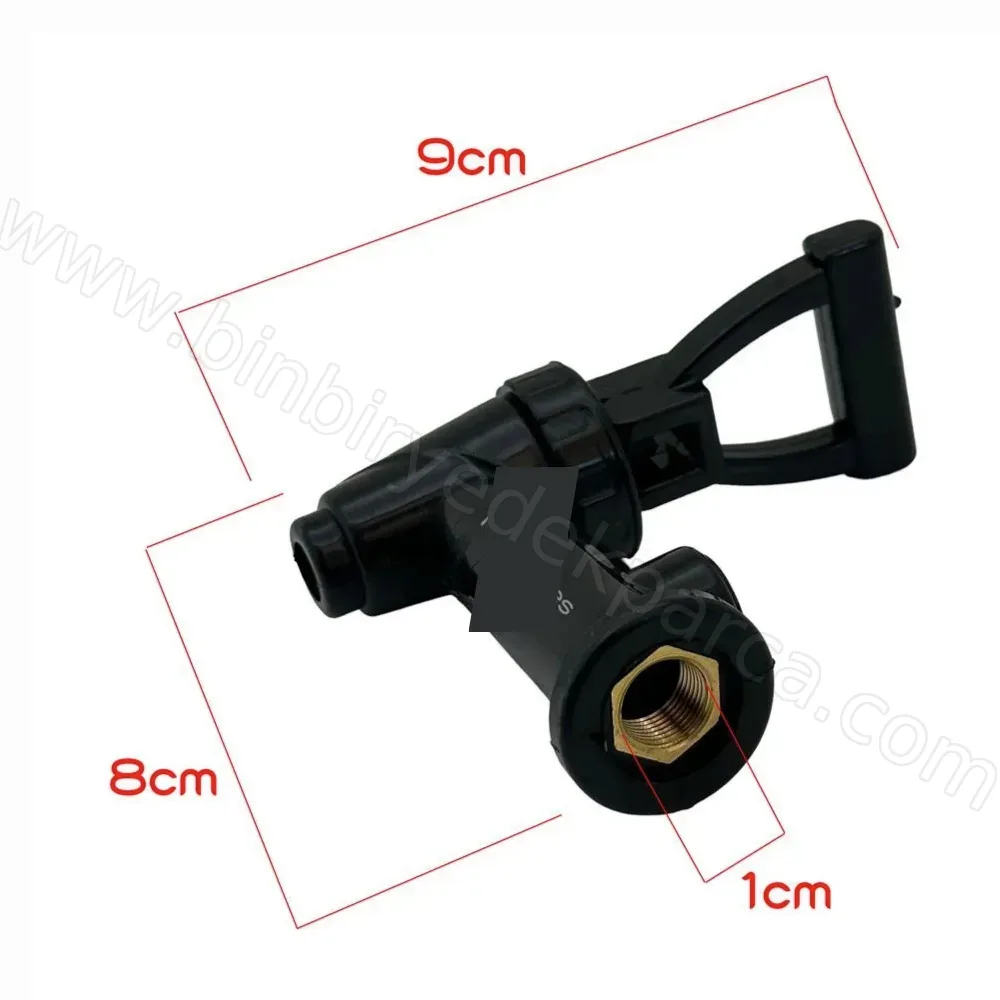 Semaver Musluk Bakalit Göstergeli Sarı İçten Dişli - Semaver Ve Çay Makinesi Musluğu