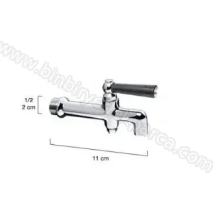 Semaver Musluk Kahveci Kazan Metal 1/2 Dıştan Dişli - Endüstriyel Kazan Musluğu