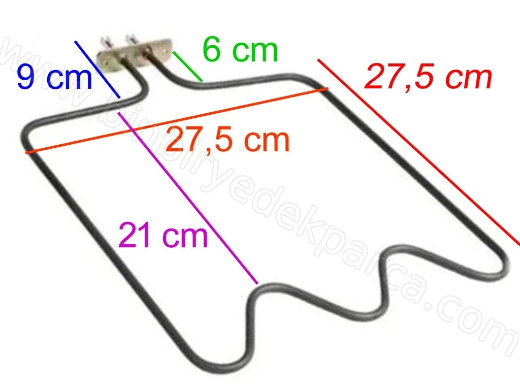 Simfer Ankastre Fırın Boru Rezistansı (Küçük) 1200W 220V 6.5