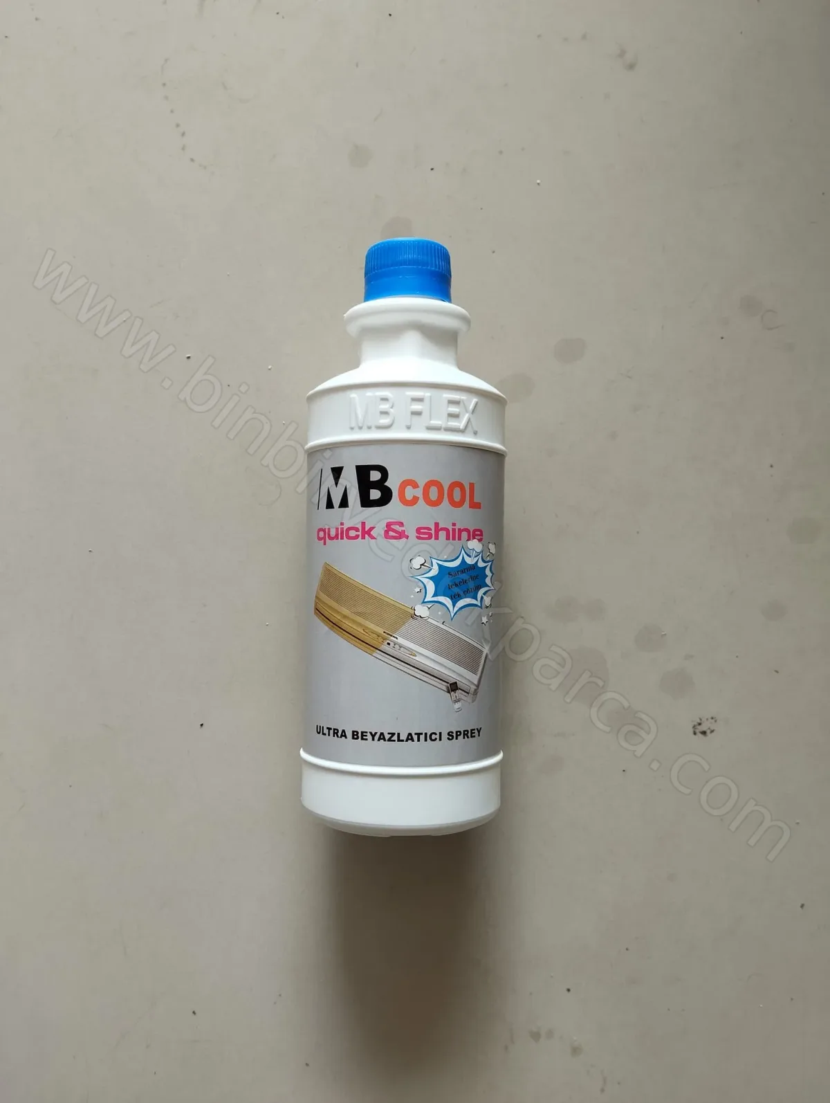 Tüm Sararmış Plastik Yüzeyleri Beyazlatma Sıvısı 500 Ml Spreyli