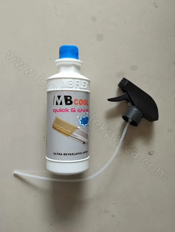 Tüm Sararmış Plastik Yüzeyleri Beyazlatma Sıvısı 500 Ml Spreyli