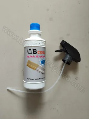 Tüm Sararmış Plastik Yüzeyleri Beyazlatma Sıvısı 500 Ml Spreyli