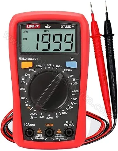 Uni-T UT33D+ 600V 10A Dijital Ölçü Aleti Multimetre