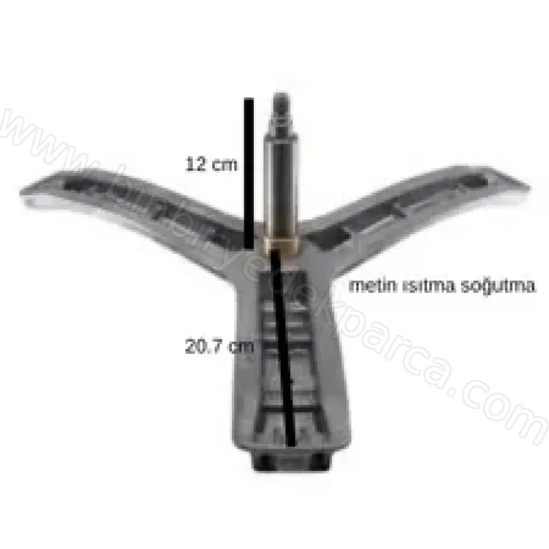 Çamaşır Makinesi Kazan 3 Ayak Pyhton 6206-6205 Bilye 35x62x10 Keçeli