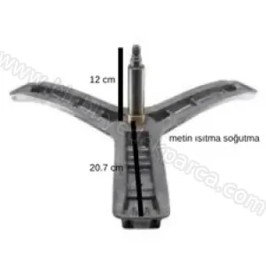 Çamaşır Makinesi Kazan 3 Ayak Pyhton 6206-6205 Bilye 35x62x10 Keçeli