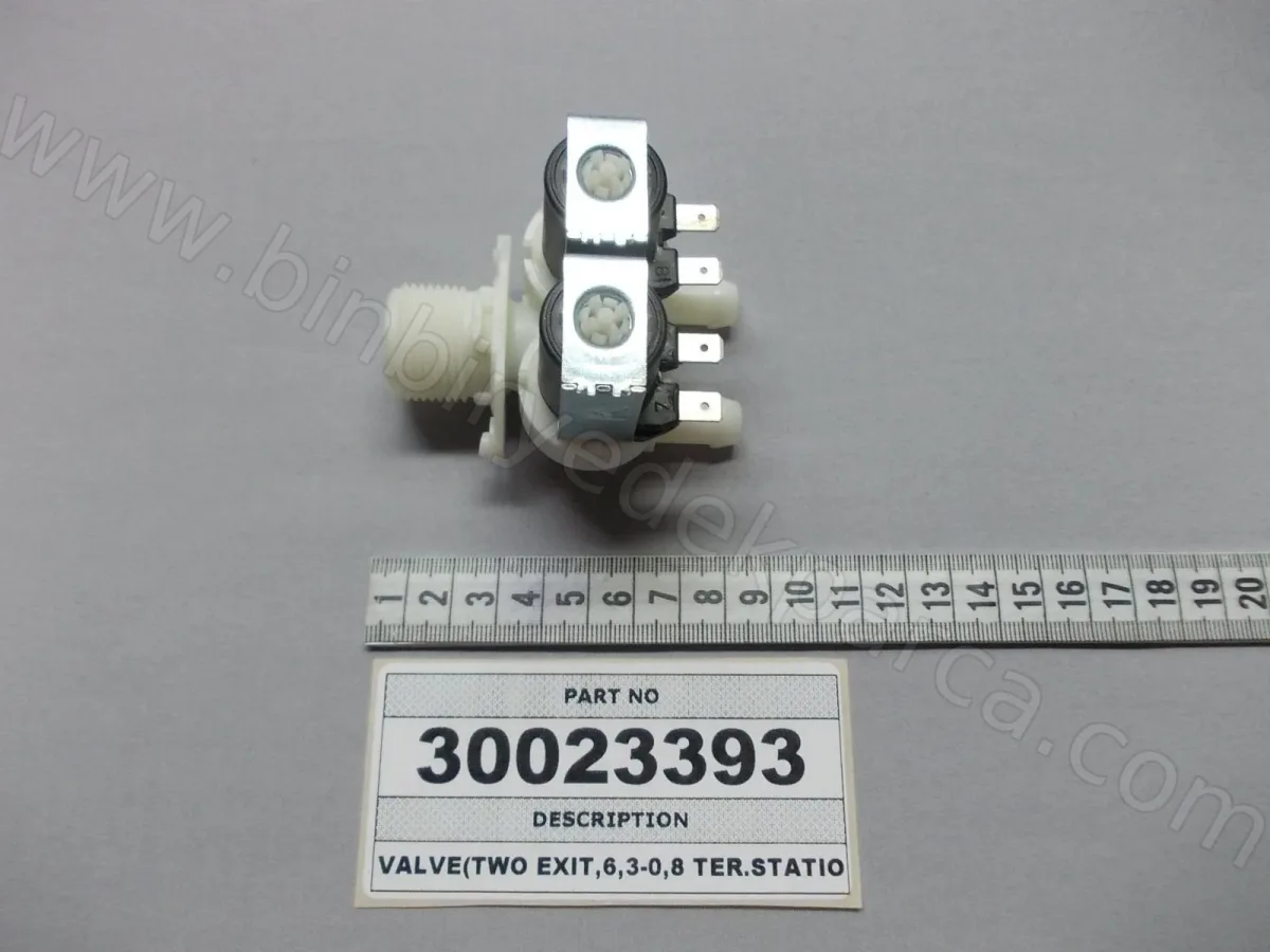 Çamaşır Makinesi Su Giriş Ventili İkili 180° Geçmeli 30023393