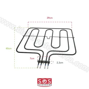 Fırın Üst Rezistansı 1400W + 1200W 220volt 32045764-32017630-32017631